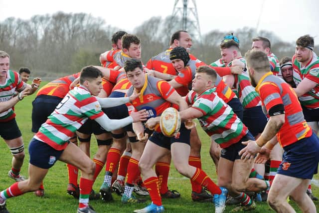 Action from Borough v Lutterworth last month.