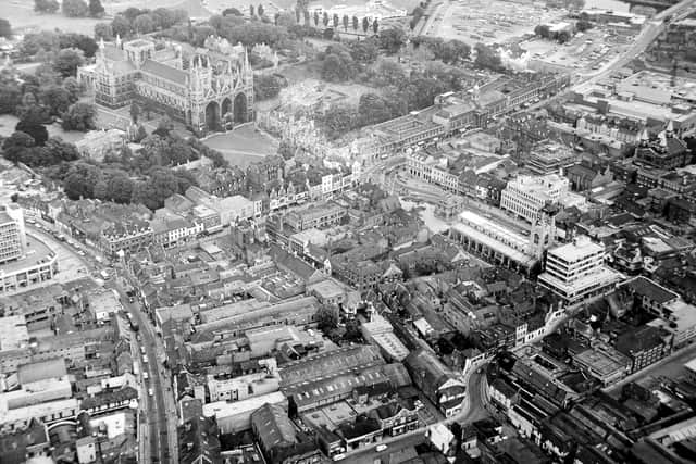 Do you know what year this picture of the city centre was taken?