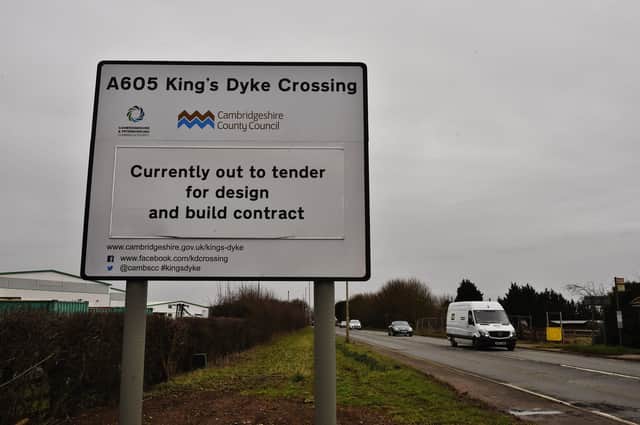 King's Dyke crossing sign EMN-200221-162007009