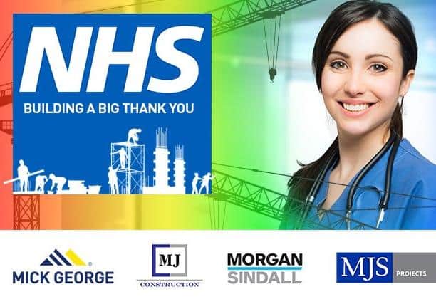 Four construction specialists are fundraising for the NHS