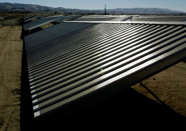 Solar panels:  Photo by David McNew/Getty Images