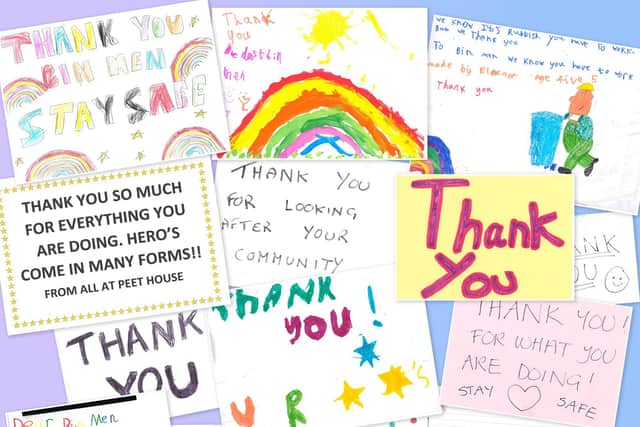 Some of the messages of support for Fenland District Council staff