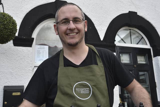 Whittlesey chef Chris Newman at Homme Nouveau