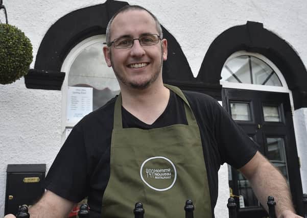 Whittlesey chef Chris Newman at Homme Nouveau