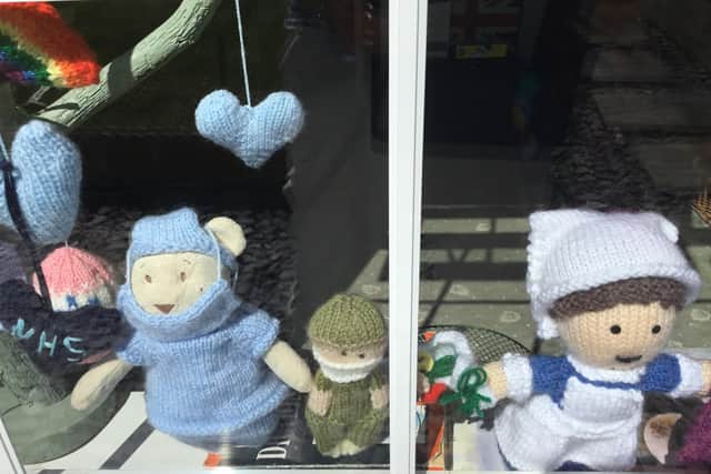 Knitted objects by Sheila Chapman