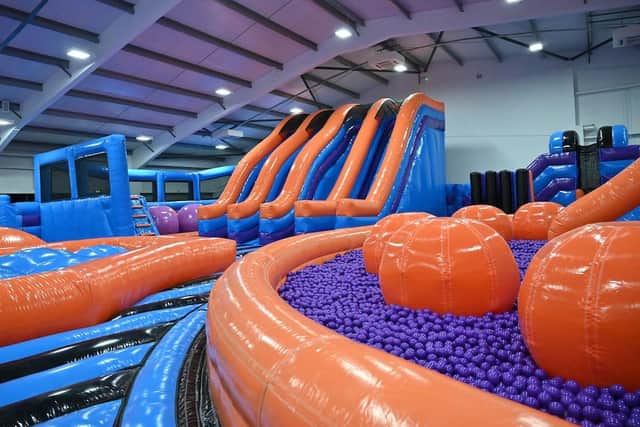 Inflata Nation at the PE1 Retail Park