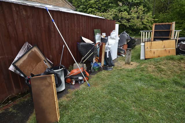 Contents of a house dumped at Kilham, Orton Goldhay EMN-200428-133321009