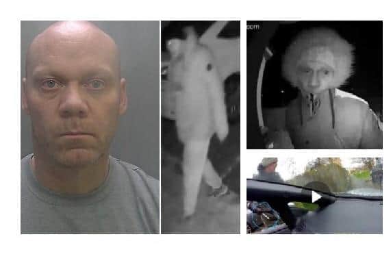 Andrew Clay and CCTV of him