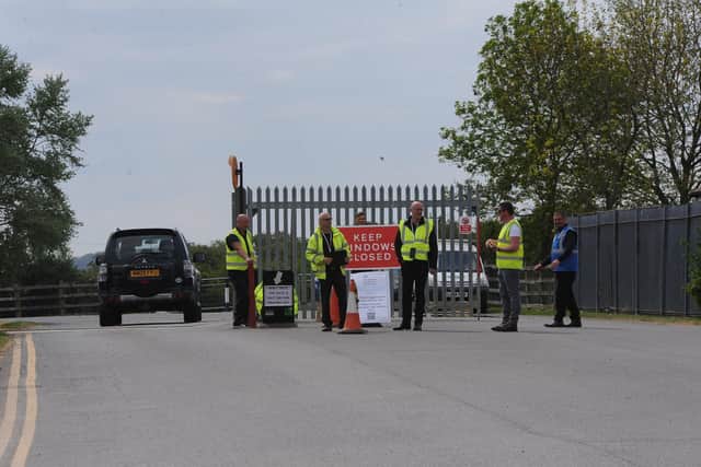 The new testing site at the East of England Arena and Events Centre