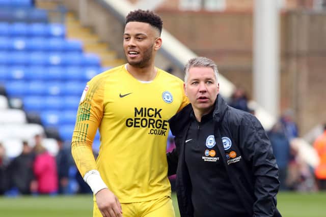 Posh goalkeeper Aaron Chapman is out of contract at the end of this season.