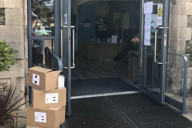Ideal deliveries to Sue Ryder Hall Hospice in Peterborough.
