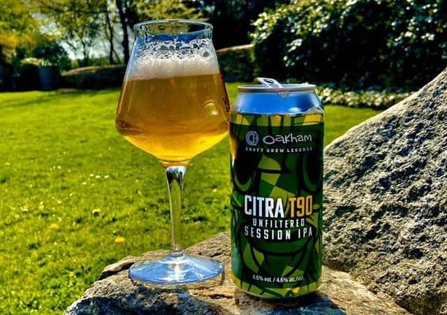 Oakham Ales' new Citra T90 canned beer.