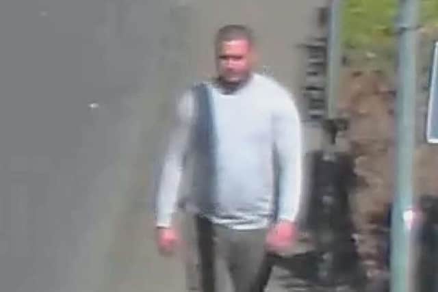 The man police want to speak to