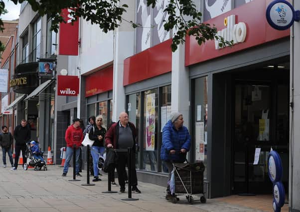 Social distancing remains important as more shops open in Peterborough.