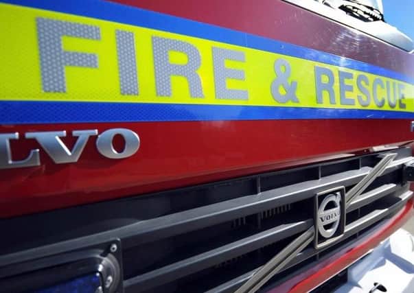 Fire crews were called to the incident in the early hours of this morning