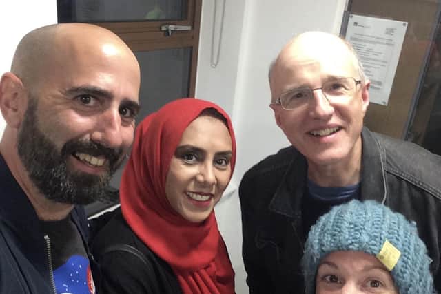 Ben with Jay Gearing, Jabeen Maqbool and Sophie Antonelli in Peterborough 2019
