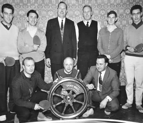 Old Fletton police table tennis team