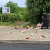 Rubbish near Eye Nature Reserve. Pic@EyePeterborough
