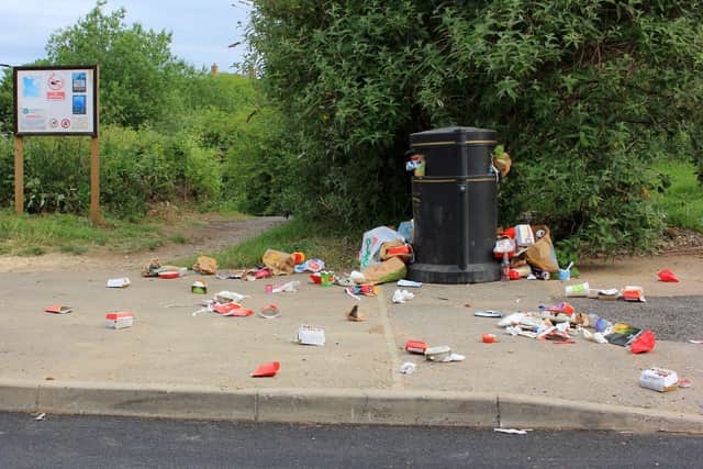 Rubbish near Eye Nature Reserve. Pic@EyePeterborough