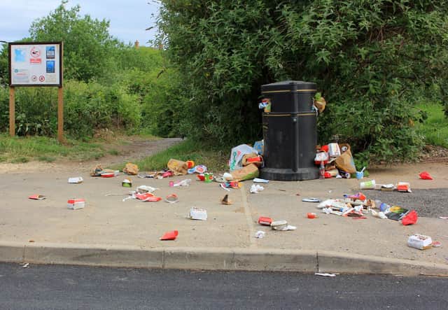 Rubbish near Eye Nature Reserve. Pic@EyePeterborough