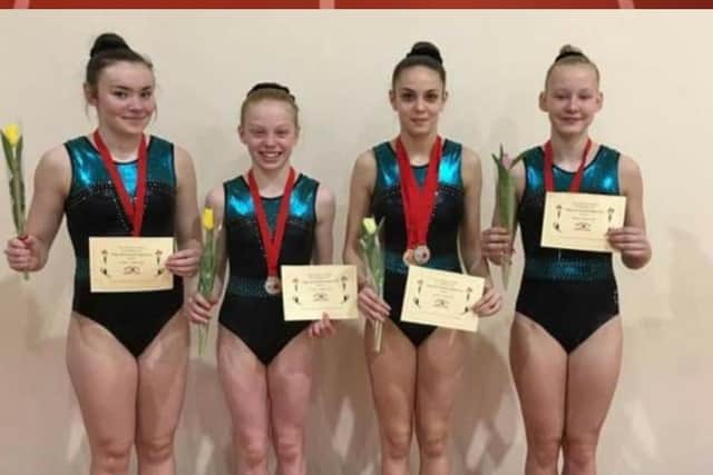 Spiral Gymnastics Club members.