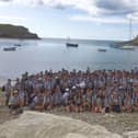 The Malcolm Whales Foundation's sponored walk in Dorset in a previous year
