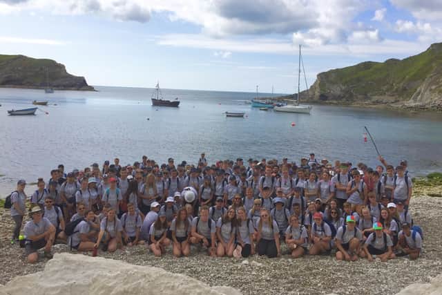 The Malcolm Whales Foundation's sponored walk in Dorset in a previous year