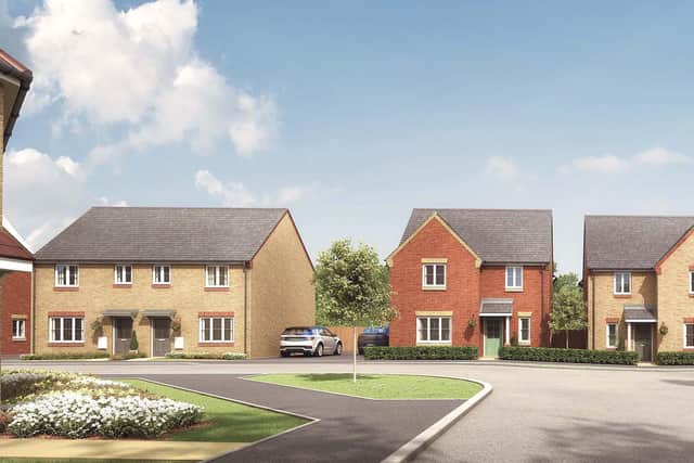 An image of Larkfleet’s site at Market Deeping.