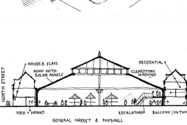 The Civic Society's Westgate House market concept