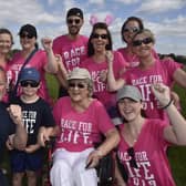 Race for Life 2019 at Ferry Meadows.   Jean Freeman and family EMN-190630-165416009