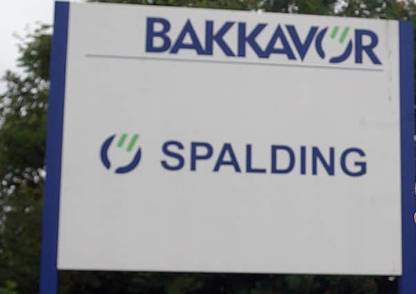 Bakkavor in Spalding where hundreds of jobs are at risk.