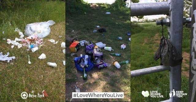 Litter problems have hit Ferry Meadows since lockdown was relaxed