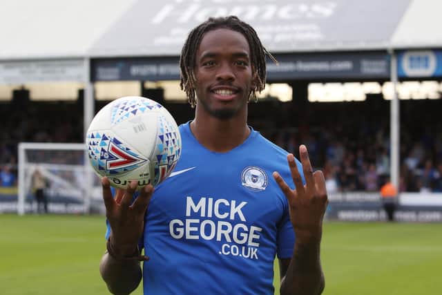 Posh striker Ivan Toney.