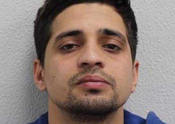 Metropolitan Police  handout photo of Rehan Khan who was sentenced to life in prison at Peterborough Crown Court after he stabbed his former partner and their baby son in front of her three other children when their relationship broke down.