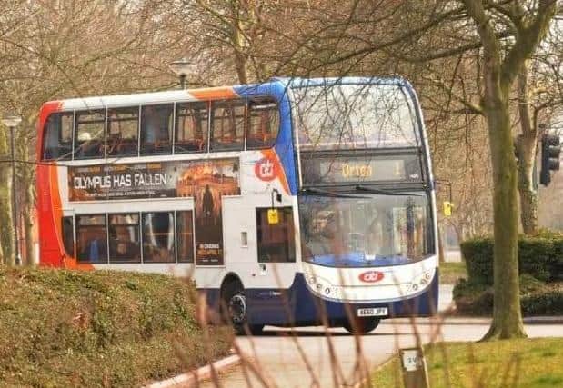 A Stagecoach bus in Peterborough.
