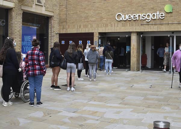 The re-opening of Peterborough city centre
