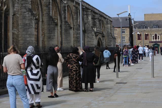 The re-opening of Peterborough city centre