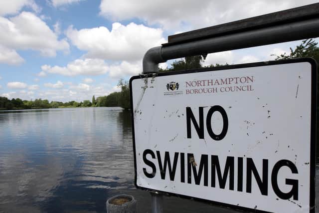 Anglian Water is urging visitors to Grafham Water and Rutland Water not to be tempted to cool off in the water