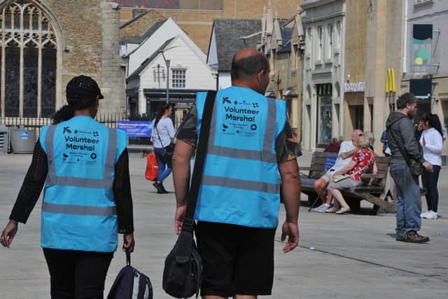The re-opening of Peterborough city centre
