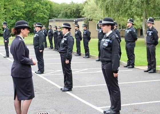 Deputy Chief Constable Jane Gyford welcomes new recruits