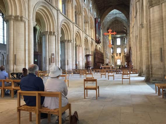 Peterborough Cathedral has opened again