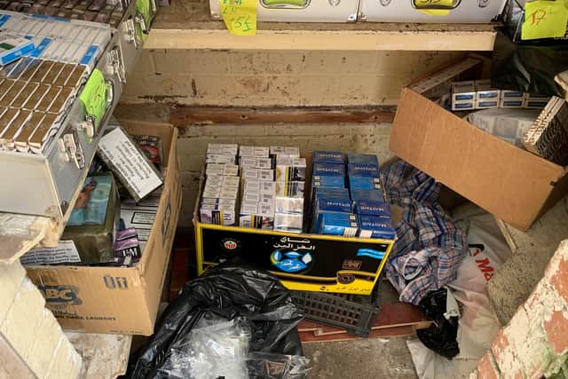 Some of the seized goods