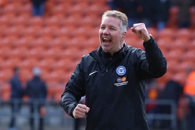 Posh manager Darren Ferguson.