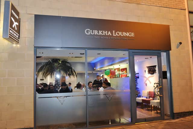Exterior of  the Gurkha Lounge at Hampton. EMN-170512-092020009