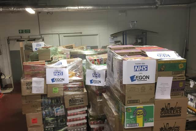 Supplies for hospital staff