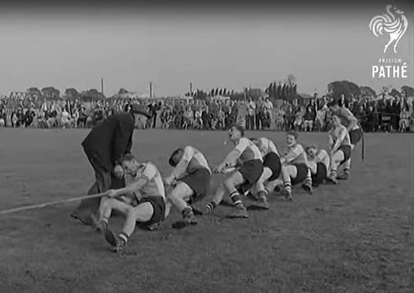 Pathe News featured the Big Pull in Peterborough in 1959.