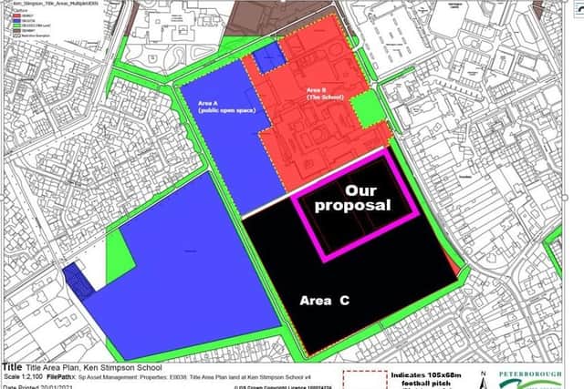 The compromise offered by Save Werrington Fields.