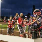 Panthers celebrate a Premiership win at Belle Vue earlier this season. Photo: Taylor Lanning.