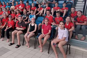Deepings Swimming Club members at the Rob Welbourn Open.