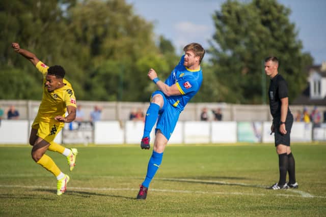 Michael Gash in action for Peterborough Sports. Photo: James Richardson.